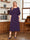 A-Line/Princess Scoop Half Sleeves Tea-Length Ruched Mother of the Bride with Beading & Cape
