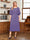 A-Line/Princess Scoop Half Sleeves Tea-Length Ruched Mother of the Bride with Beading & Cape