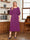 A-Line/Princess Scoop Half Sleeves Tea-Length Ruched Mother of the Bride with Beading & Cape
