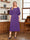 A-Line/Princess Scoop Half Sleeves Tea-Length Ruched Mother of the Bride with Beading & Cape