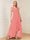 A-Line/Princess Cap Sleeves V-Neck Asymmetrical Mother of the Bride with Sequins &Ruched