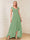A-Line/Princess Cap Sleeves V-Neck Asymmetrical Mother of the Bride with Sequins &Ruched