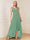 A-Line/Princess Cap Sleeves V-Neck Asymmetrical Mother of the Bride with Sequins &Ruched