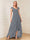 A-Line/Princess Cap Sleeves V-Neck Asymmetrical Mother of the Bride with Sequins &Ruched