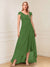 A-Line/Princess Cap Sleeves V-Neck Asymmetrical Mother of the Bride with Sequins &Ruched