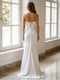 Trumpet/Mermaid Strapless Floor-Length Long Prom Dresses with Sequins
