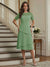 A-Line/Princess Short Sleeves Knee-Length Mother of the Bride Dresses with Lace & Ruffles