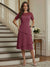 A-Line/Princess Short Sleeves Knee-Length Mother of the Bride Dresses with Lace & Ruffles
