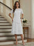 A-Line/Princess Short Sleeves Knee-Length Mother of the Bride Dresses with Lace & Ruffles