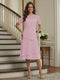 A-Line/Princess Short Sleeves Knee-Length Mother of the Bride Dresses with Lace & Ruffles