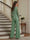 Lace Chiffon V-Neck Long Sleeves 3 Pieces Pantsuits with Appliques & Jacket