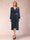 A-Line/Princess Long Sleeves Asymmetrical Mother of the Bride Dresses with Ruched & Rhinestone