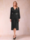 A-Line/Princess Long Sleeves Asymmetrical Mother of the Bride Dresses with Ruched & Rhinestone