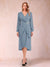 A-Line/Princess Long Sleeves Asymmetrical Mother of the Bride Dresses with Ruched & Rhinestone