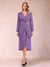 A-Line/Princess Long Sleeves Asymmetrical Mother of the Bride Dresses with Ruched & Rhinestone