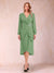 A-Line/Princess Long Sleeves Asymmetrical Mother of the Bride Dresses with Ruched & Rhinestone
