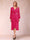 A-Line/Princess Long Sleeves Asymmetrical Mother of the Bride Dresses with Ruched & Rhinestone