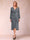 A-Line/Princess Long Sleeves Asymmetrical Mother of the Bride Dresses with Ruched & Rhinestone