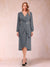 A-Line/Princess Long Sleeves Asymmetrical Mother of the Bride Dresses with Ruched & Rhinestone