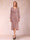 A-Line/Princess Long Sleeves Asymmetrical Mother of the Bride Dresses with Ruched & Rhinestone