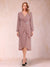A-Line/Princess Long Sleeves Asymmetrical Mother of the Bride Dresses with Ruched & Rhinestone