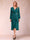 A-Line/Princess Long Sleeves Asymmetrical Mother of the Bride Dresses with Ruched & Rhinestone