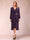 A-Line/Princess Long Sleeves Asymmetrical Mother of the Bride Dresses with Ruched & Rhinestone