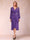 A-Line/Princess Long Sleeves Asymmetrical Mother of the Bride Dresses with Ruched & Rhinestone