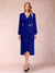 A-Line/Princess Long Sleeves Asymmetrical Mother of the Bride Dresses with Ruched & Rhinestone