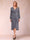 A-Line/Princess Long Sleeves Asymmetrical Mother of the Bride Dresses with Ruched & Rhinestone