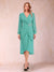 A-Line/Princess Long Sleeves Asymmetrical Mother of the Bride Dresses with Ruched & Rhinestone