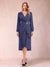 A-Line/Princess Long Sleeves Asymmetrical Mother of the Bride Dresses with Ruched & Rhinestone