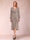 A-Line/Princess Long Sleeves Asymmetrical Mother of the Bride Dresses with Ruched & Rhinestone