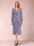 A-Line/Princess Long Sleeves Asymmetrical Mother of the Bride Dresses with Ruched & Rhinestone