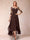 A-Line/Princess Half Sleeves Asymmetrical Mother of the Bride Dresses with Ruffles & Embroidery