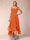 A-Line/Princess Half Sleeves Asymmetrical Mother of the Bride Dresses with Ruffles & Embroidery