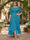A-Line/Princess Half Sleeves Asymmetrical Plus Size Mother of the Bride Dresses with Ruffles & Embroidery