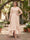 A-Line/Princess Half Sleeves Asymmetrical Plus Size Mother of the Bride Dresses with Ruffles & Embroidery