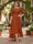 A-Line/Princess Half Sleeves Asymmetrical Plus Size Mother of the Bride Dresses with Ruffles & Embroidery