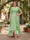 A-Line/Princess Half Sleeves Asymmetrical Plus Size Mother of the Bride Dresses with Ruffles & Embroidery