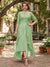 A-Line/Princess Half Sleeves Asymmetrical Plus Size Mother of the Bride Dresses with Ruffles & Embroidery