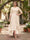 A-Line/Princess Half Sleeves Asymmetrical Plus Size Mother of the Bride Dresses with Ruffles & Embroidery