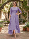 A-Line/Princess Half Sleeves Asymmetrical Plus Size Mother of the Bride Dresses with Ruffles & Embroidery