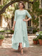 A-Line/Princess Half Sleeves Asymmetrical Plus Size Mother of the Bride Dresses with Ruffles & Embroidery