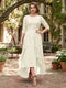 A-Line/Princess Half Sleeves Asymmetrical Plus Size Mother of the Bride Dresses with Ruffles & Embroidery