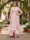 A-Line/Princess Half Sleeves Asymmetrical Plus Size Mother of the Bride Dresses with Ruffles & Embroidery