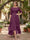 A-Line/Princess Half Sleeves Asymmetrical Plus Size Mother of the Bride Dresses with Ruffles & Embroidery