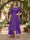 A-Line/Princess Half Sleeves Asymmetrical Plus Size Mother of the Bride Dresses with Ruffles & Embroidery