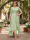 A-Line/Princess Half Sleeves Asymmetrical Plus Size Mother of the Bride Dresses with Ruffles & Embroidery