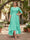 A-Line/Princess Half Sleeves Asymmetrical Plus Size Mother of the Bride Dresses with Ruffles & Embroidery